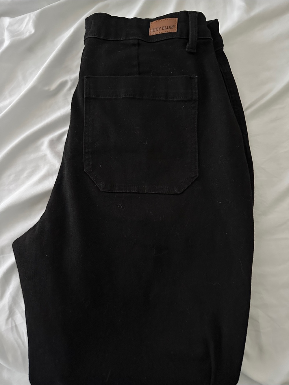 Judy Blue Men's Black Cargo Pants with Patch Pocket